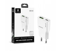Lenyes įkroviklis LCH15 EU TC-TC 1x USB-A 1x USB-C 3 A