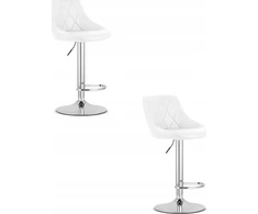 Leobert Hoker KAST balta/ baza chrom x 2