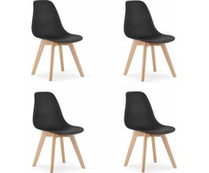 Valora Leobert KITO kėdė – juoda x 4