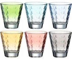 Leonardo 6 stiklinių rinkinys pastelinis 215ml Opitc