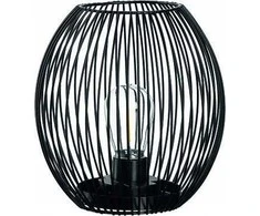 Leonardo LED žibintas juodas 24 cm CASOLARE -