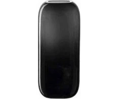 Leonardo Vase 21cm juodasis Milano