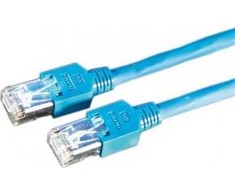 Secomp LEONI KERPEN KERPEN D1-20 PatchCord S/FTP Cat.5e mėlynas 1,0 m laidas