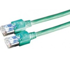 Secomp LEONI KERPEN KERPEN D1-20 PatchCord S/FTP Cat.5e žalias 2,0 m kabelis