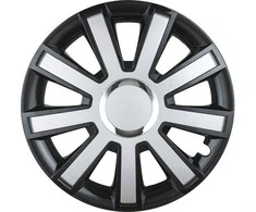 Leoplast Ratų gaubtas 1 vnt. Flash, juodas ir sidabrinis 16"