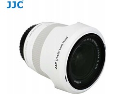 JJC objektyvo gaubtas Ew-63c tipo saulės skydelis, skirtas Canon Ef-s 18-55 mm – baltas