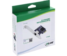 „Level One Games InLine 51125T“ 2,5 gigabito tinklo plokštė – RJ45 2,5 Gb/s – PCIe x1