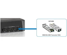 Šakotuvas Level One „LevelOne SFP“ modulis „LevelOne GVT-0300“ tinklo siųstuvo-imtuvo modulis 1250 Mbit/s SFP 850 nm šviesolaidinis pluoštas
