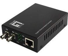 Level One „LevelOne GVT-2003“ šviesolaidinis keitiklis, tinklo keitiklis, 1000 Mbit/s, 1310 nm, vienas, juodas