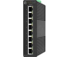 Šakotuvas Level One LevelOne jungiklis LevelOne IGS-2108P Tinklo nuorodos Tvarkomos L2 Gigabit Ethernet (10/100/1000) PoE palaikymas juodas