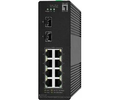 Šakotuvas Level One LevelOne jungiklis LevelOne IGS-2110P Tinklo nuorodos Tvarkomos L2 Gigabit Ethernet (10/100/1000) PoE palaikymas juodas
