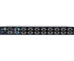 Level One „LevelOne KVM-3216“ KVM komutatoriaus stovo tvirtinimo parinktys, juodos spalvos
