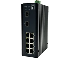 Šakotuvas Level One Carruzzo LevelOne IGU-1071 tinklo komutatorius Valdomas L2+ Gigabit Ethernet (10/100/1000) Juoda