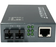 Digital Data Communications LevelOne Media Konverter RJ45->SC GE SM PoE 30W 1310nm 20km