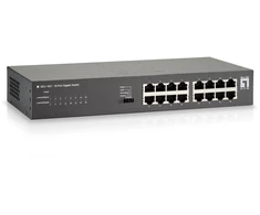 Šakotuvas Level One Switch LevelOne LevelOne Switch 16xGE +4-Mode Dip 19" 1Gbps