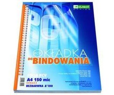 ARGO Okładka do bindowania przeźroczysta A4 0,15 GALERIA PAPIERU 81363