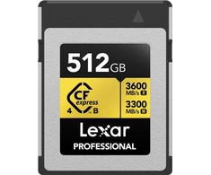 Atminties kortelė Lexar CFexpress 4.0 Pro Gold R3600/W3300 512GB