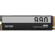 Lexar SSD | NM990 | 1000 GB | SSD form factor M.2 2280 | Solid-state drive sąsaja NVMe | Skaitymo greitis 14000 MB/s | Rašymo greitis 7500 MB/s