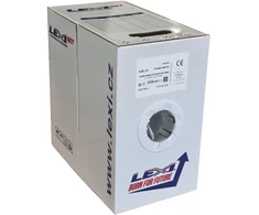 UTP kabelis LEXI-Net Cat5E, laidas, PVC, baltas, 305m, dėžė
