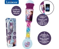Apšvietimo mikrofonas su garsiakalbiu Frozen Lexibook