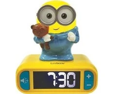 Lexibook – „Minions“ 3D žadintuvas su naktine šviesa (RL800DES)