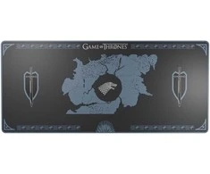 Lexip HBO „Sostų karų“ „Stark“ leidimo žaidimų pelės kilimėlis, juodas, mėlynas, baltas