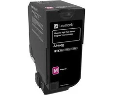 Lexmark 74C2HM0 tonerio kasetė Originalus Rausvai raudona 1 vnt