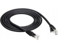 LTC 8P8C CAT6e UTP tinklo kabelis (patchcord) 0.5m juodas