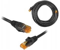 Lexton 8P8C CAT6e UTP tinklo kabelis (patchcord) 10m juodas