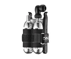 Lezyne Twin Kit Co2 dviračio pompa su remonto rinkiniu