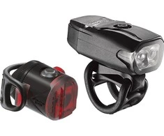 Lezyne lempų rinkinys LEZYNE LED KTV DRIVE USB 200 priekinė 200 liumenų, FEMTO DRIVE USB galinė 5 liumenų, USB juoda (NAUJA)