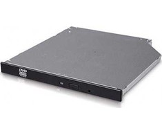 LG HLDS DVD±RW/±R UltraSlim [SATA] GUD1N/9.5 juodas (bulk) Flache Standard-Frontblende
