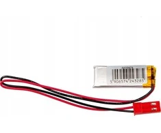 Li-Po baterija LP401230 Akyga AKY0474 3,7 V / 110 mAh PCM JST 2 kontaktų jungtis, 150 mm