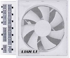 Lian Li EDGE GOLD 1000 80 PLUS Gold įkroviklis, PCIe 5.1, ATX 3.1 - 1.000 Watt, baltas, inkl. USB-Hub
