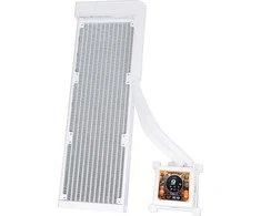 Lian Li HydroShift LCD 360 Fanless Vanduo Cooling, RGB – 360mm, baltos spalvos
