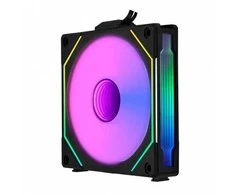 Lian Li UNI FAN SL-INF 120 ARGB Reverse Blade PWM korpuso ventiliatorius, 3er Pack su valdikliu- 120mm, juodos spalvos