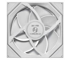 Lian Li UNI FAN TL LCD Wireless korpuso ventiliatorius, ARGB, PWM – Reverse Blade, 140mm, baltos spalvos