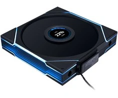 Lian Li UNI FAN TL LCD Wireless korpuso ventiliatorius, ARGB, PWM – 140mm, juodos spalvos