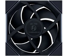 Lian Li UNI FAN TL LCD Wireless korpuso ventiliatorius, ARGB, PWM – Reverse Blade, 140mm, juodos spalvos