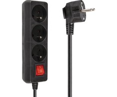 Galios juosta Libox 3 lizdai 3 m juodos (LB0081B-3)