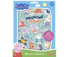 Licencja Ccg Mz Import CCG Peppa Pig naklejki na szybę BT360129 60129