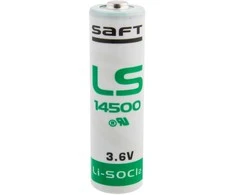 Ličio baterija, speciali, LS14500, 3,6 V, Saft, SPSAF-14500-2600