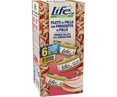 Life Pet Care Life Cat šlapias maistas katėms Vištienos kumpis 6x50g