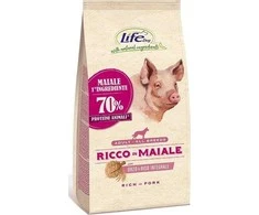 Life Pet Care LIFE DOG 2kg SUAUGUSIŲJŲ, TURIAUSIŲ KIAULIENA /4