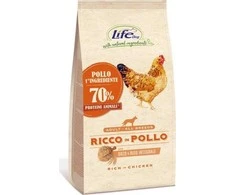 Life Pet Care Life Dog sausas šunų maistas, kuriame gausu vištienos 2kg