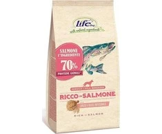 Life Pet Care Life Dog sausas šunų maistas su lašiša, 12 kg