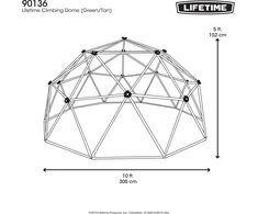Aktivo LIFETIME LAIPIOJIMO KUPOLAS GEODOME 90136