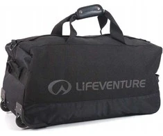 „Lifeventure Expedition“ dviratis su ratukais, 100 litrų standaus pagrindo, juodas