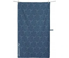 Kelioninis rankšluostis Lifeventure Soft Fibre Recycled Geometric Navy - Giant