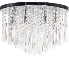 Lubinis šviestuvas Žibintas SPOT Light Kabinamosios lempos kabliukai. Šviesos Luxoria 8x40W G9 chromas / kristalai 9018828